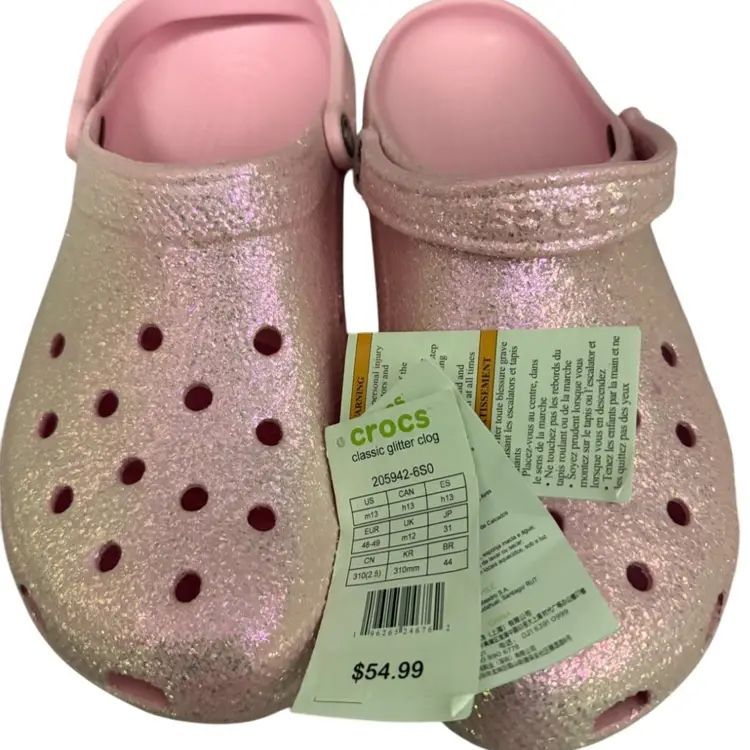 New $55 Crocs Men’s 13 Pink