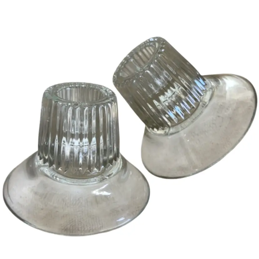 Glass Taper Votive Tea light Candle Holders