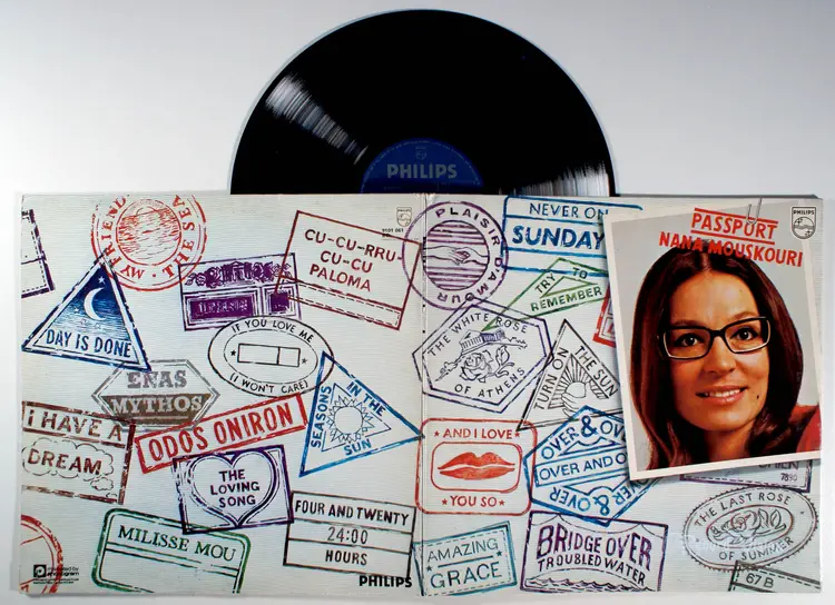 Nana Mouskouri - Passport (1976) Vinyl LP •PLAY-GRADED•