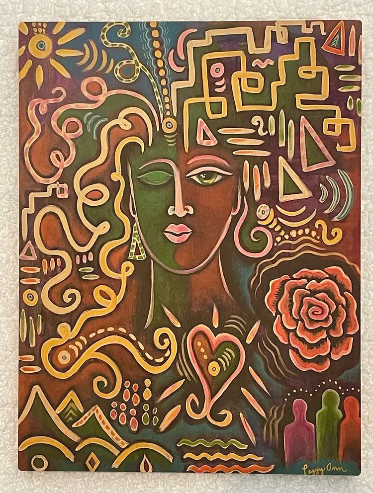 Inside Out - Fine Art Print On Wood (9x12 in) Ready To Hang