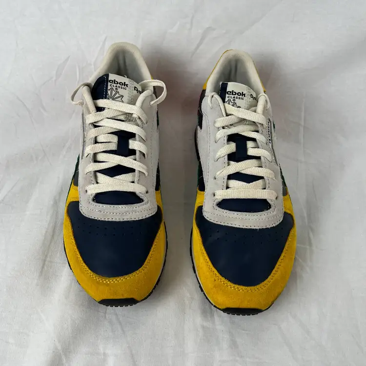 Reebok Classic Multicolor Retro Sneakers – Suede Leather – Size 7