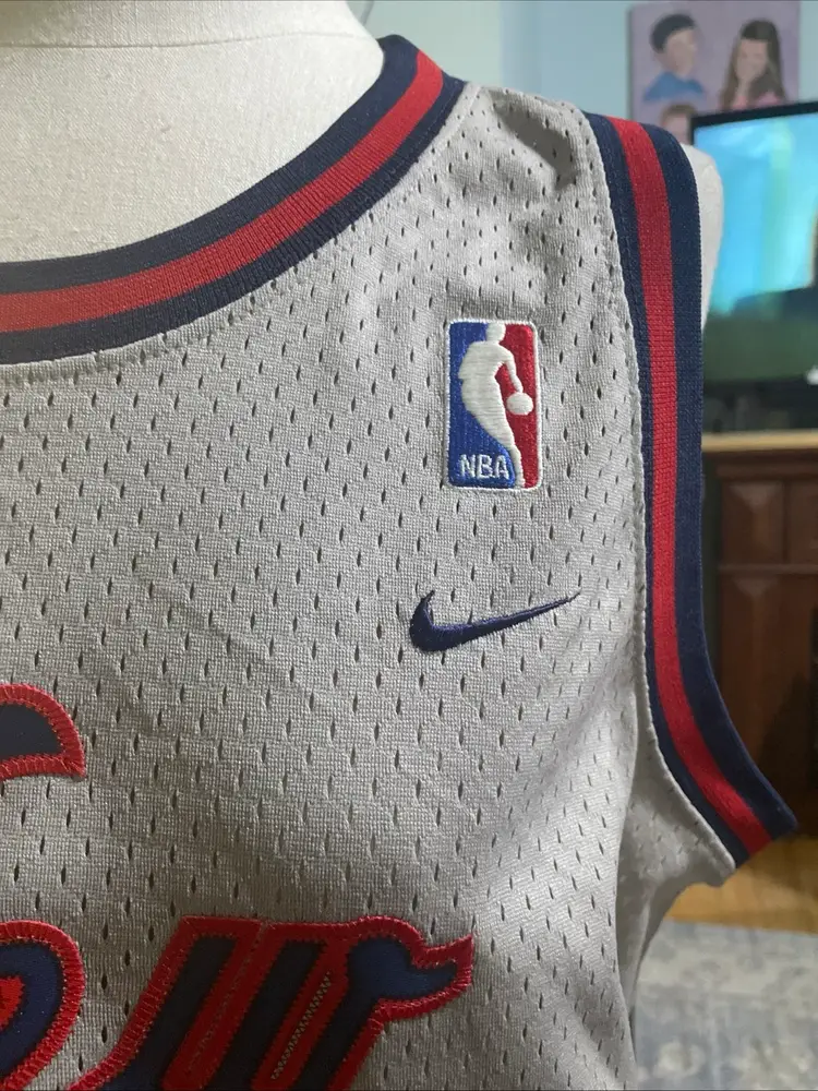 Jason Kidd #5 New Jersey Nets Swingman Jersey Size M Vintage NBA +2 Length