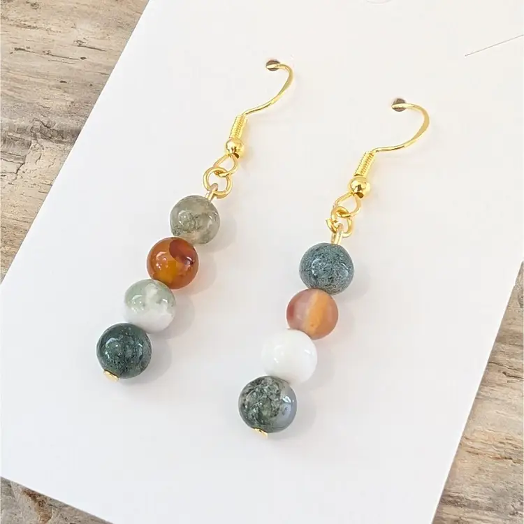 Sela's Jewelry - Dragon Agate Stone Beads