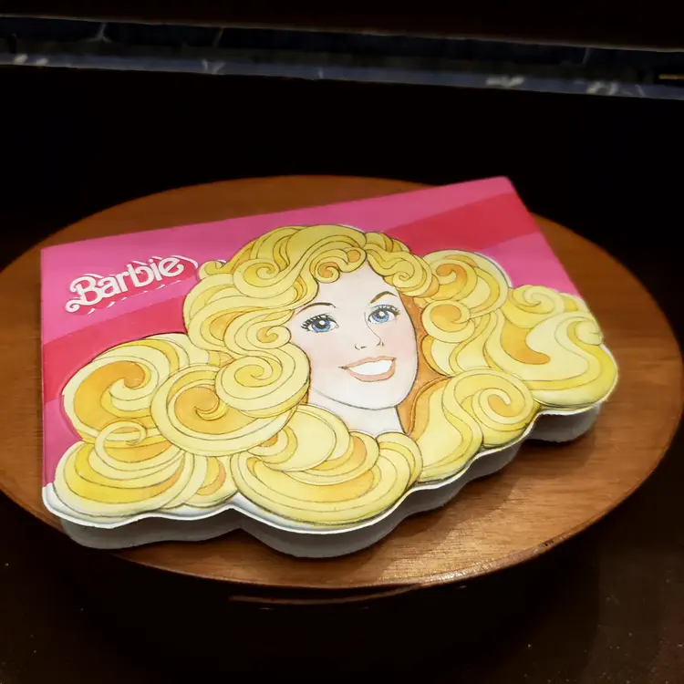 Vintage barbie note pad