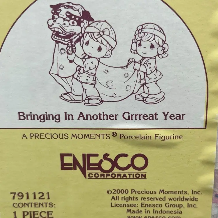 RARE Precious Moments  Bringing in Another Grrreat Year Japanese Dragon 791121