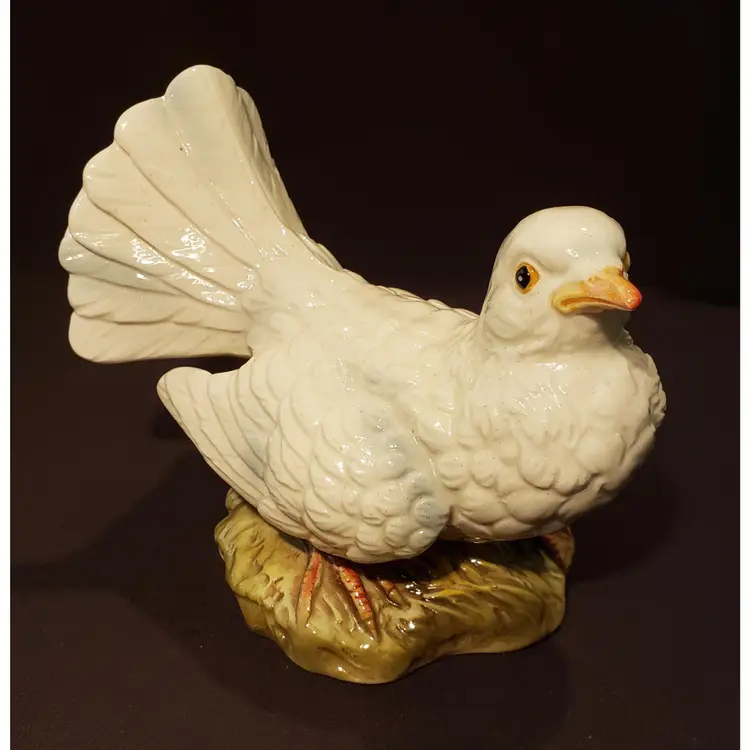Vintage Enesco Japan E1589 Ceramic Bird Dove Figurine