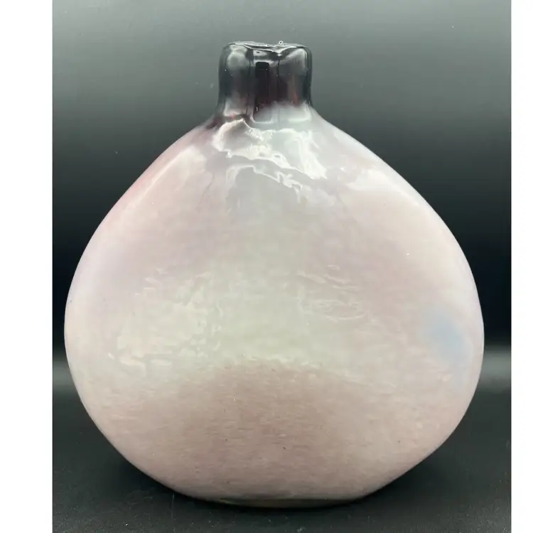 Beautiful Light Amethyst Vase 10.5” X 9”