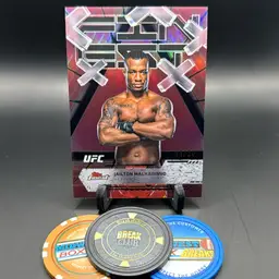 Jailton Malhadinho 14/20 Red Black Vapor 2025 Topps Finest UFC