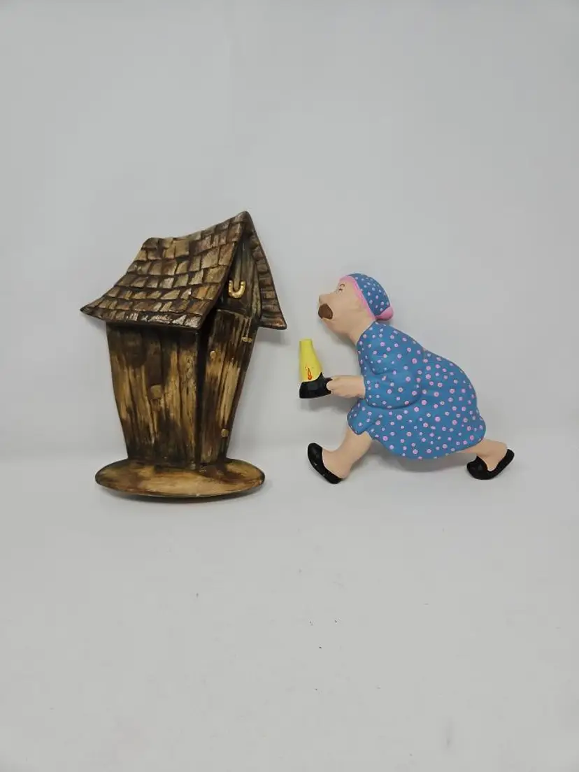 Vintage Arnel’s Race To The Outhouse Wall Decor