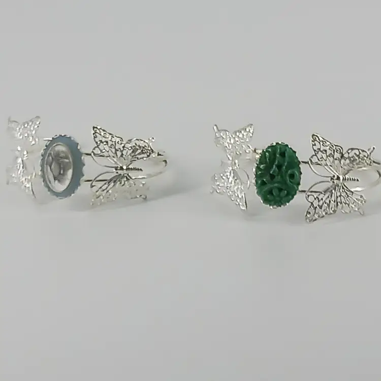 Two Handmade Cuff Bracelets