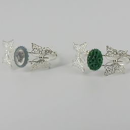 Two Handmade Cuff Bracelets