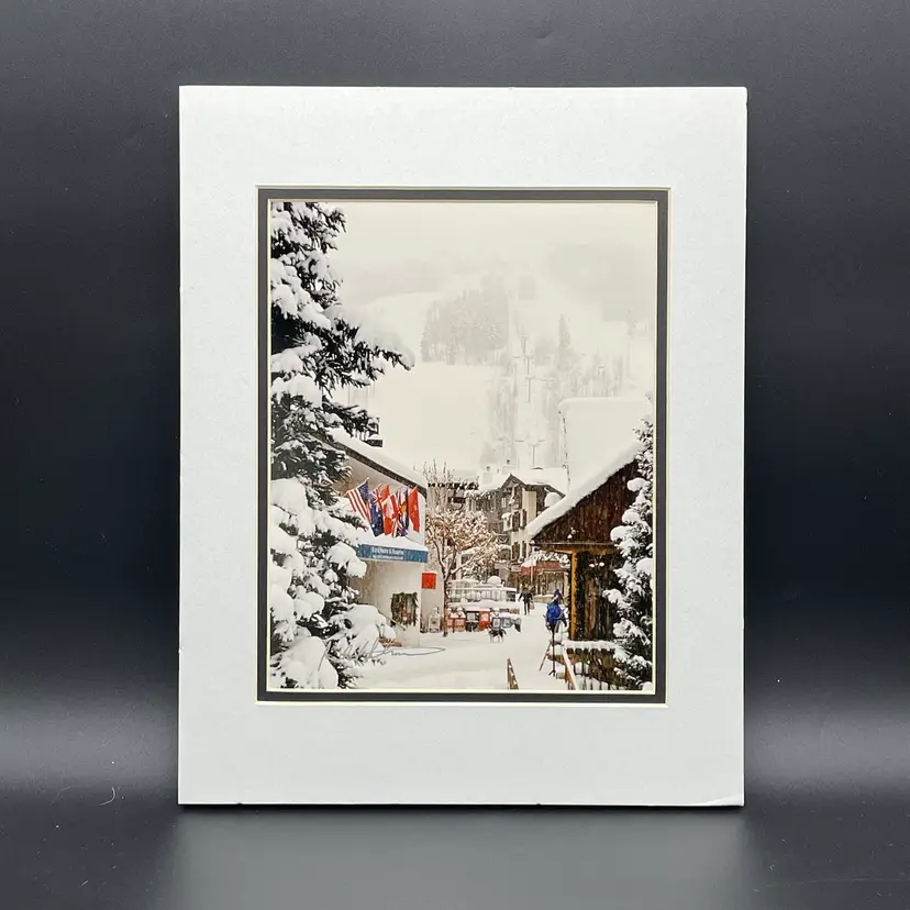 Richard Strauss Signed Photograph Memories of Vail Beaver Creek Colorado