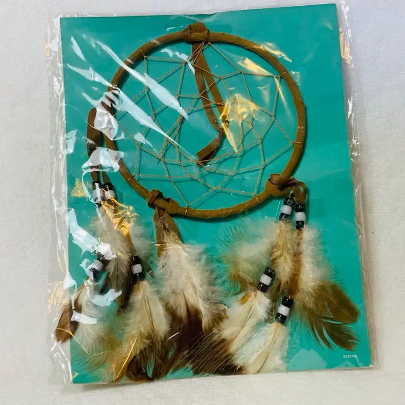Legend of the Dreamcatcher With Feathers - 5” Hoop