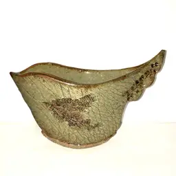 Handmade Pottery Bird Trinket Holder