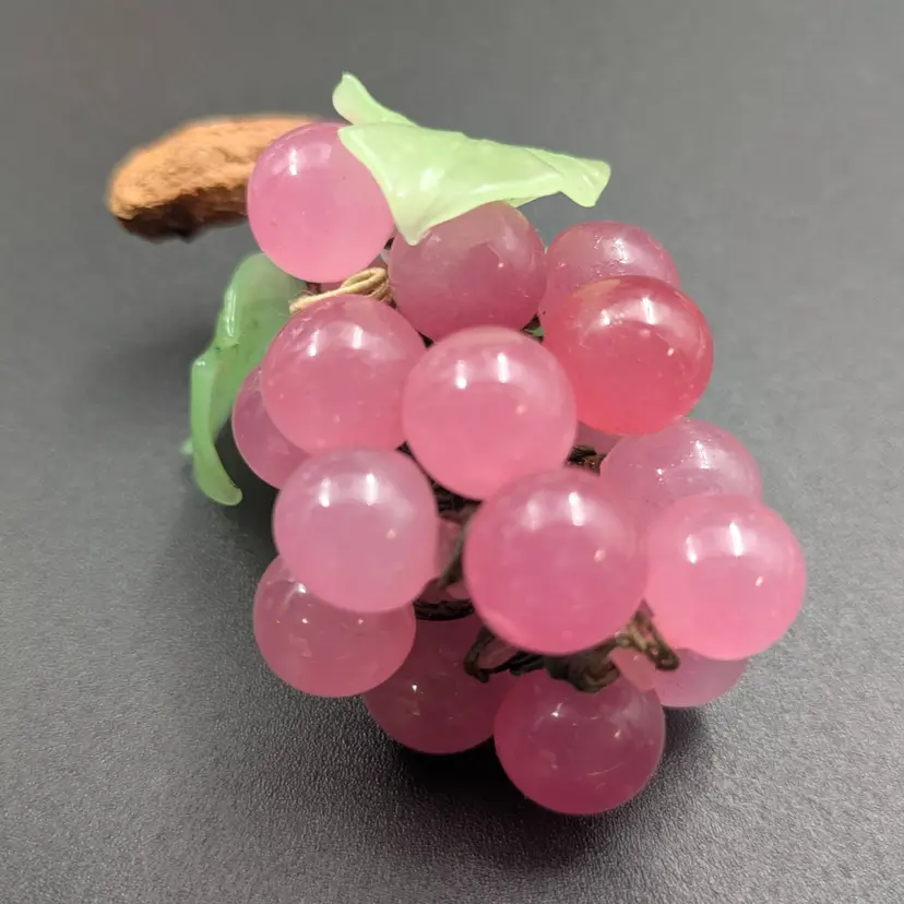 MCM Mini Pink Glass Grape Cluster