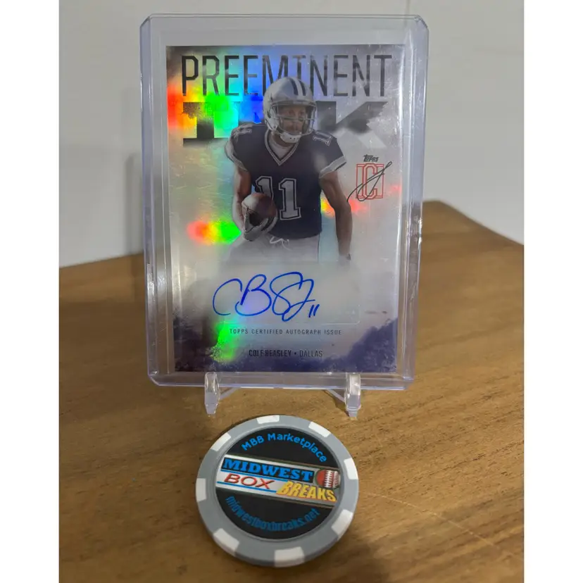 Cole Beasley - 2025 Topps Signature Class Auto - Dallas Cowboys