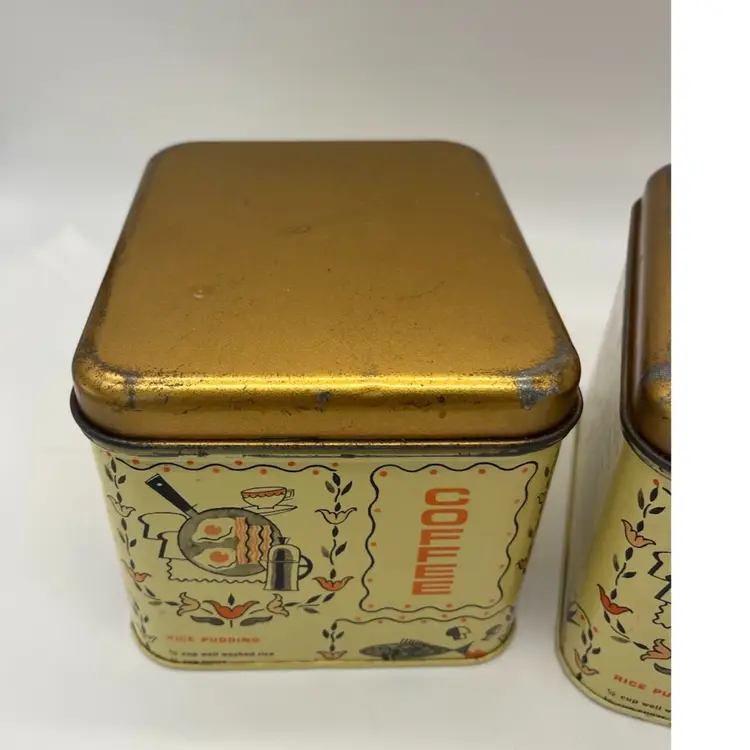 Cheinco Coffe And Tea Tin Set
