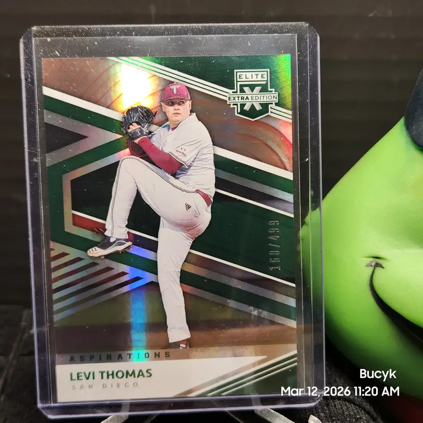 2020 Panini EEE Aspirations - Levi Thomas San Diego Padres 160/499