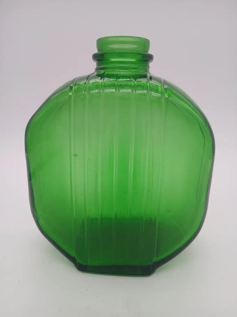 Duraglass Green Glass Refrigerator Jar