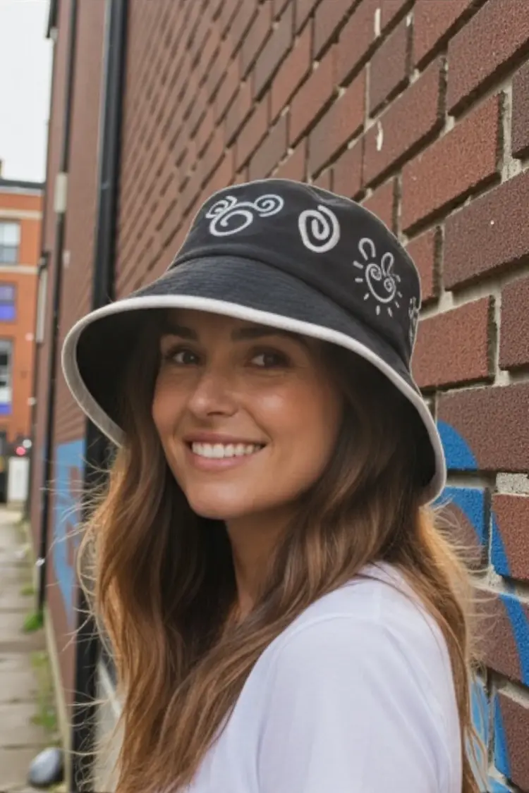 VTG Goofy’s Hat Co Bucket Hat Cap Adult The Walt Disney Company Black NEW