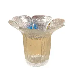 Viking Clear Glass Votive Holder/Dish