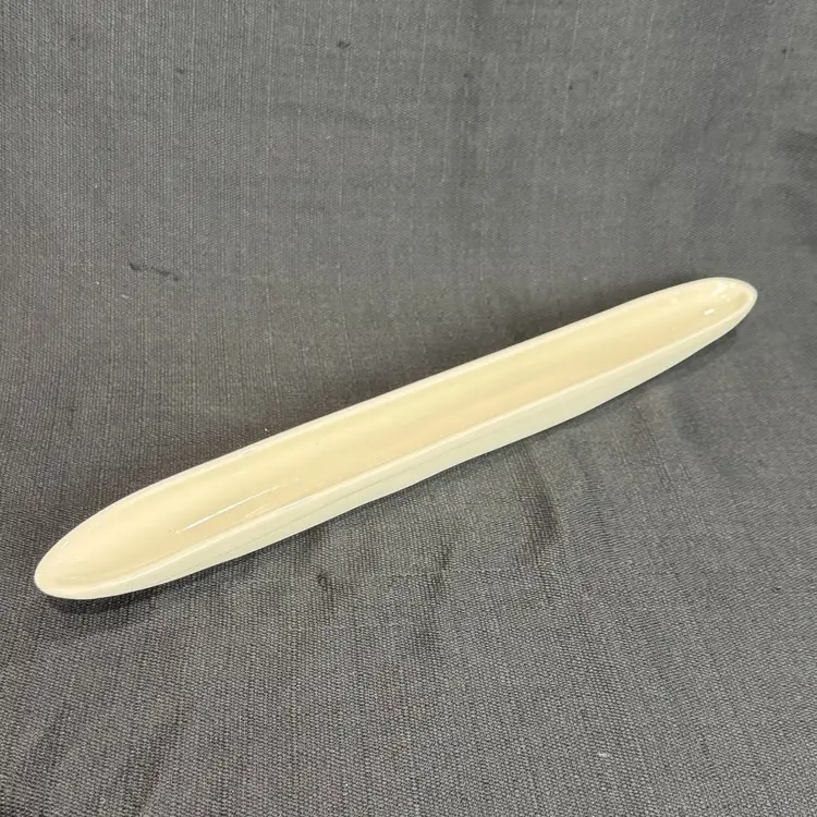 Vintage Carnevale McCarty of Memphis Pottery Olive Boat 16", Signed