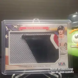 2013 Team USA Jumbo Patch - Austin Cousino Seattle Mariners 9/10