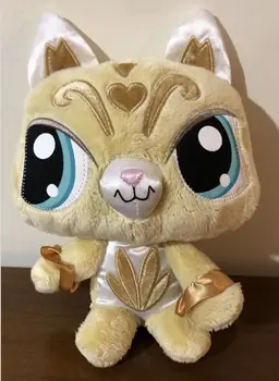 Hasbro Sassiest Kitty 7” Littlest Pet Shop Plush Stuffed Animal Cat LPS, GUC