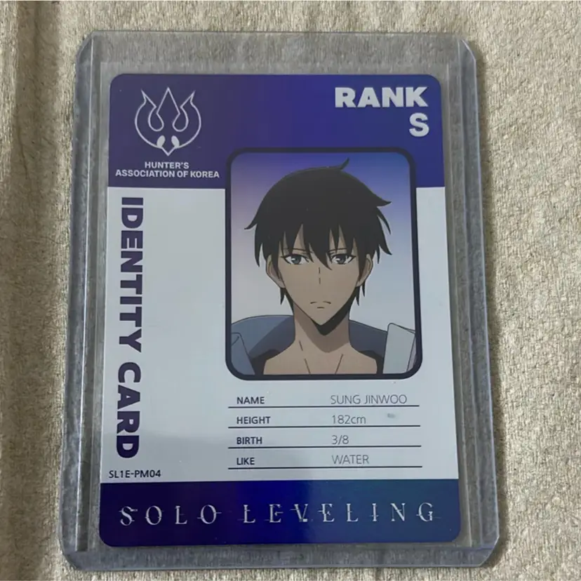 SL1E-PM04 Mapniverse Solo Leveling GO Sung Jinwoo ID Card
