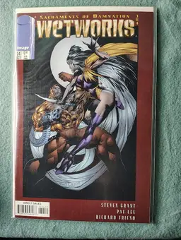 1997 Wetworks #34 Sacraments of Damnation Cover 1st Print Direct Edition