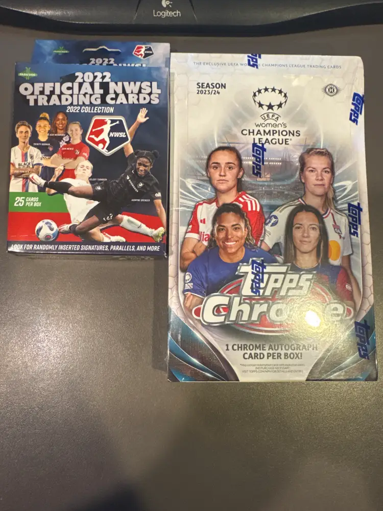 23/24 UWCL Hobby & 2 NWSL 2022 Hangers