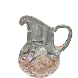 Vintage Tipperary Crystal Pitcher/Creamer