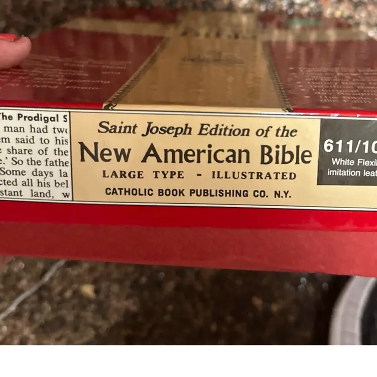 New American Bible ~ Large typeface~Illustrated Catholic Publishing Company New