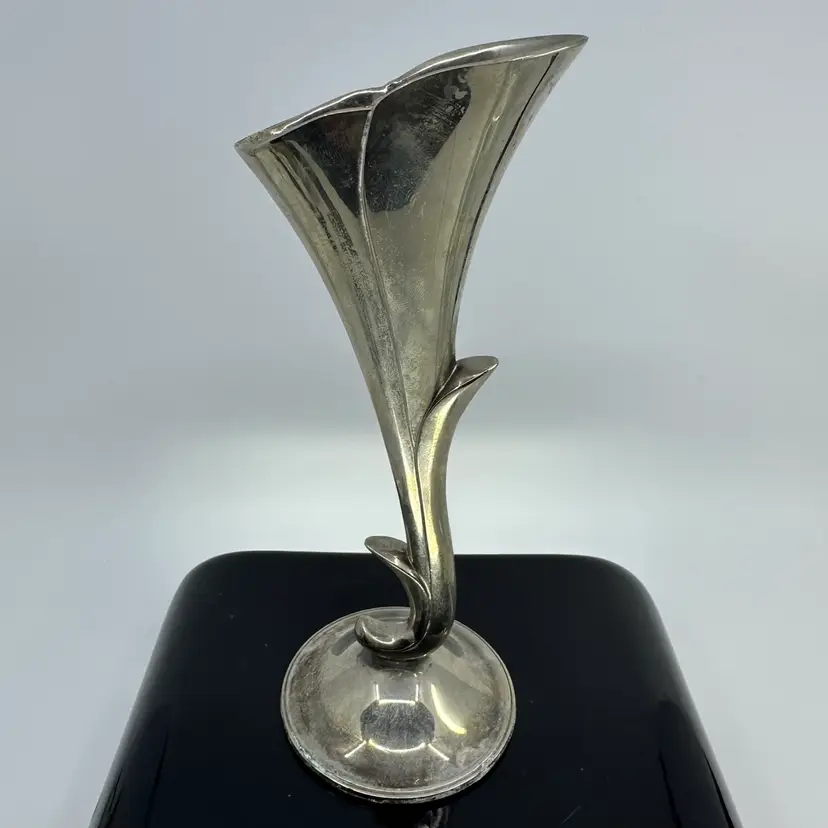 Vtg Godinger Silver Plated Bud Vase Art Nouveau