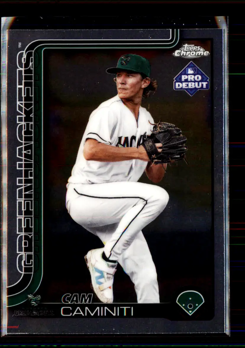 Cam Caminiti 2025 Topps Pro Debut Chrome #PDC-16 - (135) - Augusta GreenJackets