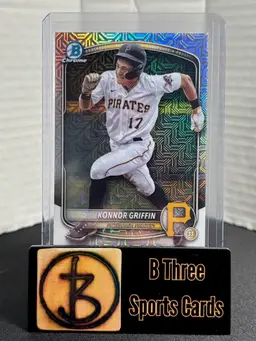 KONNOR GRIFFIN 2025 Bowman Chrome Mega Mojo Refractor #BCP86 Pirates A1241