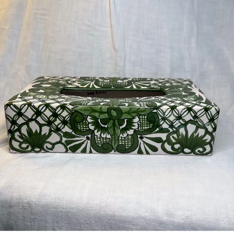 Vintage Tissue Box Cover, Mexico