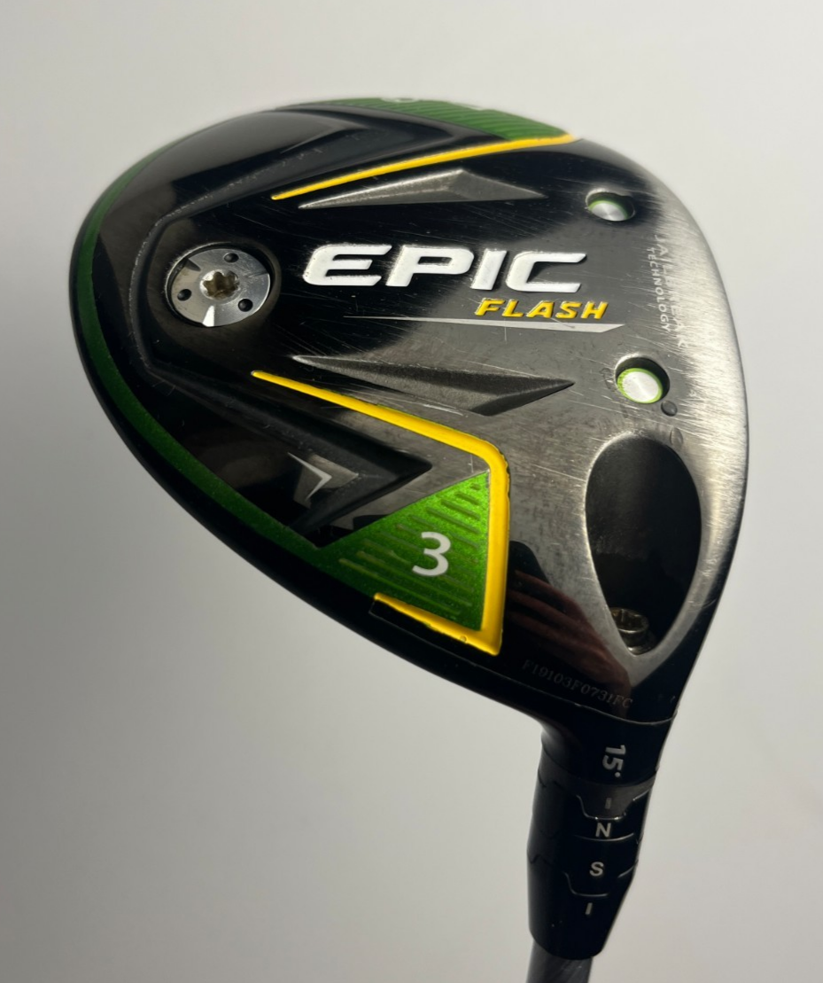Stacked Golf · Callaway Epic Flash 15* 3 Wood - Evenflow 65G 6.0