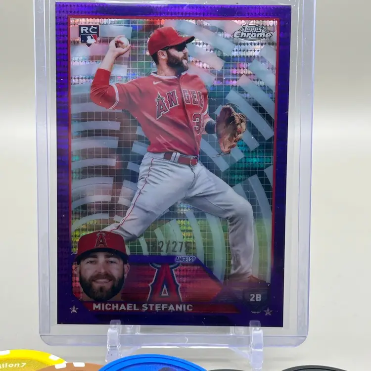Michael Stefanic 2023 Topps Chrome Purple 152/275