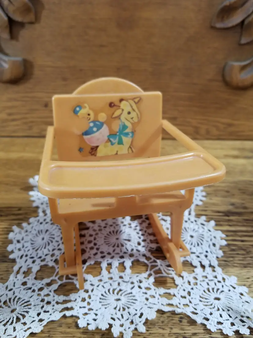 Vintage Doll Potty Chair w/ Removable Pot – Rocking or Standing – Unmarked – 1950s Style