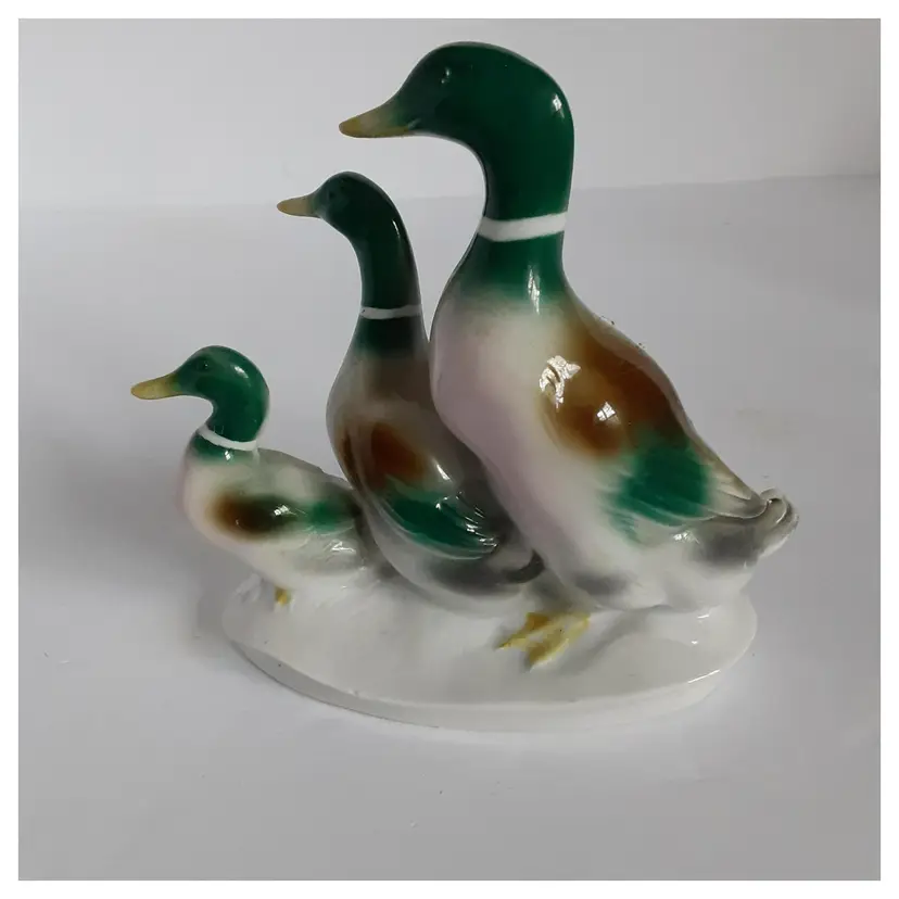 Vintage Duck Family Figurine