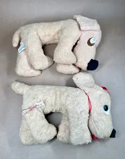 Vintage Bantam + Whimpy Artistic Toy Co Plush Hound Dog Floppy Ears Puppy Toys