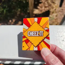 Cheez-it Eraser 2"x2 1/2"