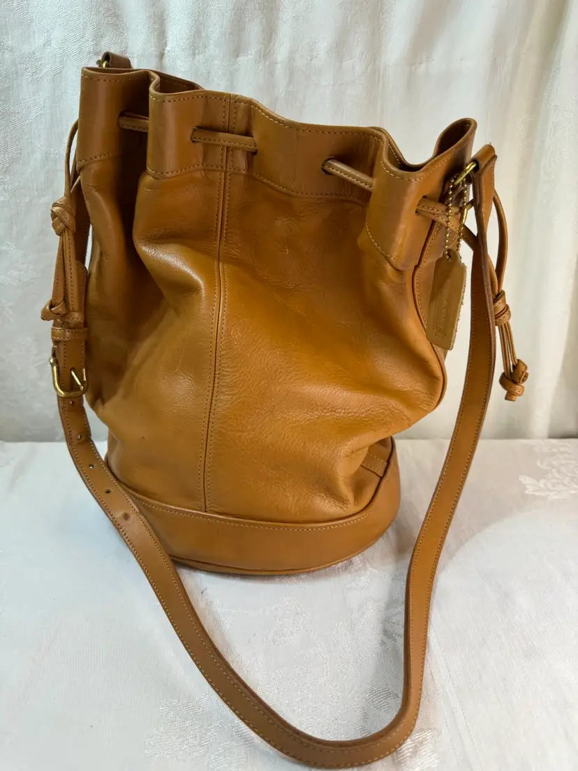 1990 Coach Drawstring Duffle