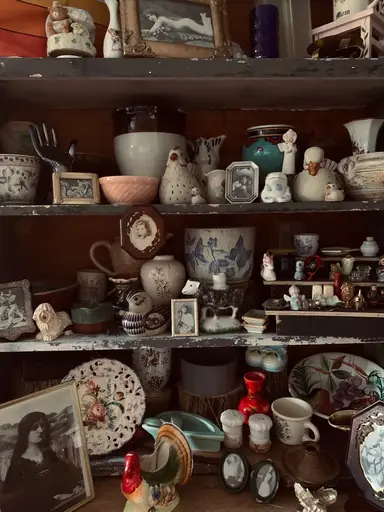 Pottery, Art, and Glass Shop My Shelves! 