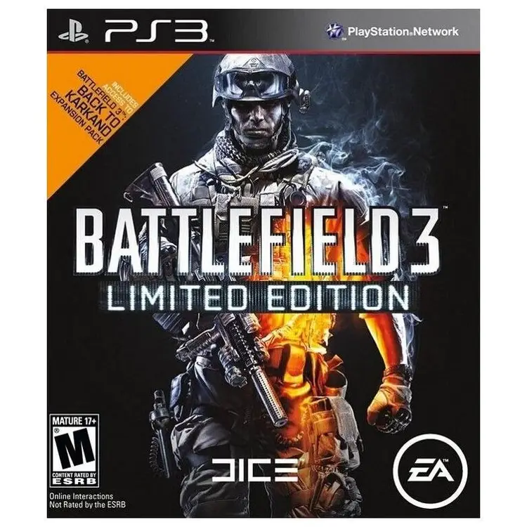 Battlefield 3 - Limited Edition - Playstation 3 Game PS3 - LIKEW NEW