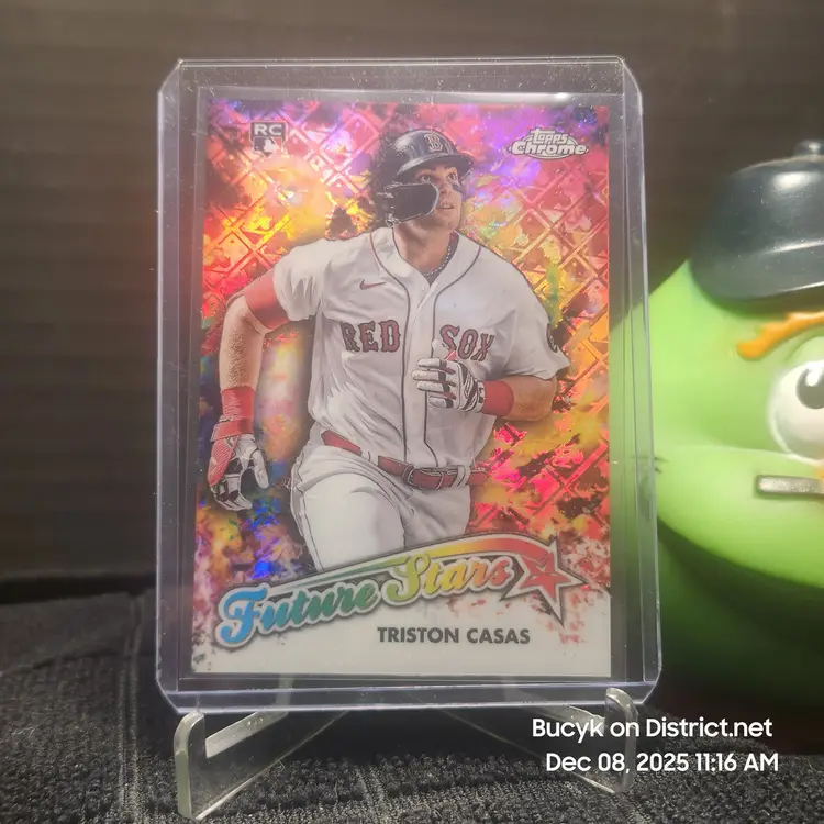 2023 Topps Chrome Future Stars Logofractor - Triston Casas Boston Red Sox