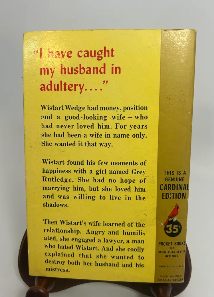 Vintage 'Jericho's Daughters' by Paul I. Wellman Pocket Books Paperback Book 1958