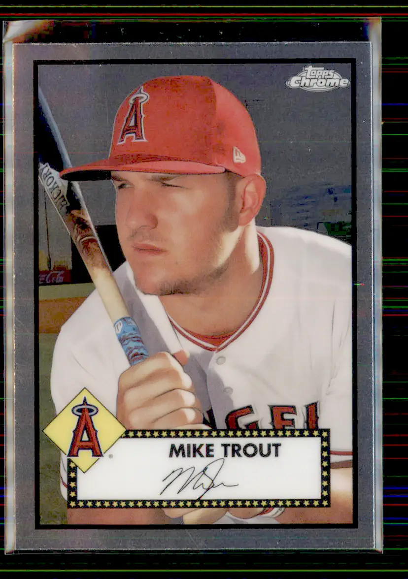 Mike Trout 2021 Topps Chrome Platinum Anniversary #156 - Los Angeles Angels - (153-294)