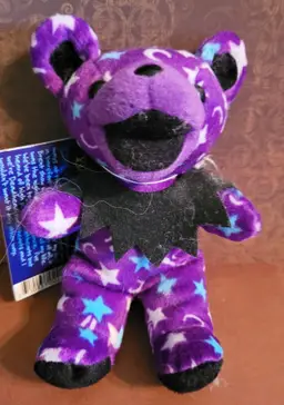 Vintage Grateful Dead Plush Bear 'Dark Star 2.14.69 Electric Factory' c.1997